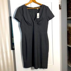 NWT fully lined Banana Republic gray dress